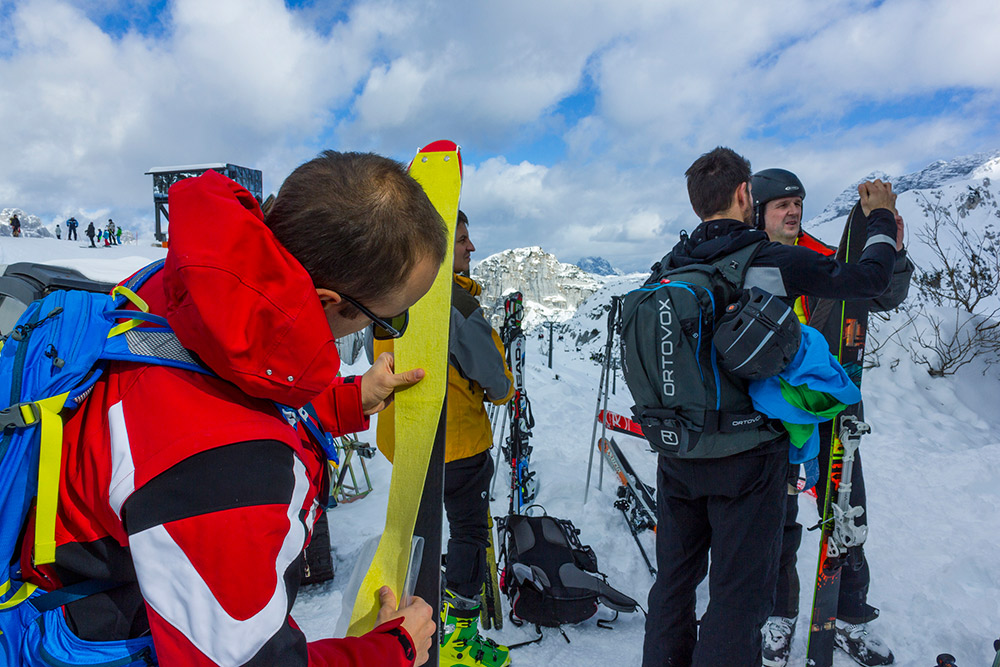 ski touring course induction